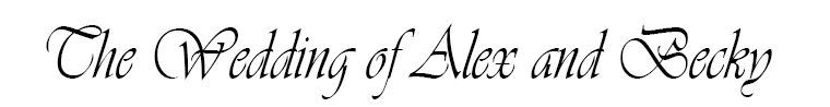 The Wedding of Alex and Becky